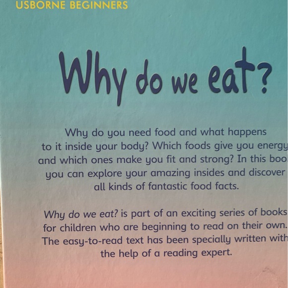 Usborne beginners- Why do we eat? - Picture 2 of 3